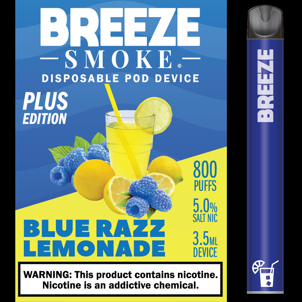 BREEZE PLUS DISPOSABLE 5% 800 PUFFS