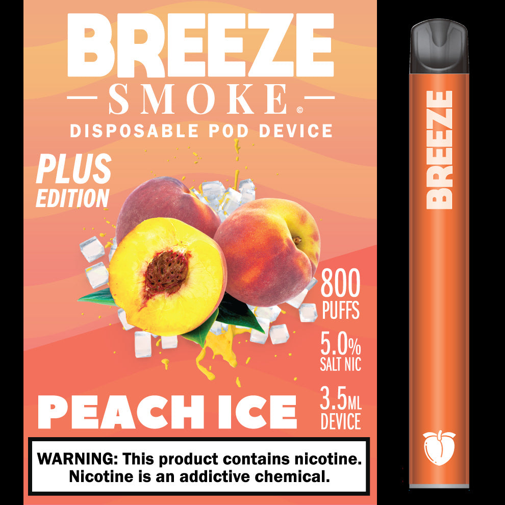 BREEZE PLUS DISPOSABLE 5% 800 PUFFS