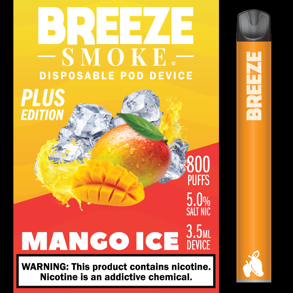 BREEZE PLUS DISPOSABLE 5% 800 PUFFS