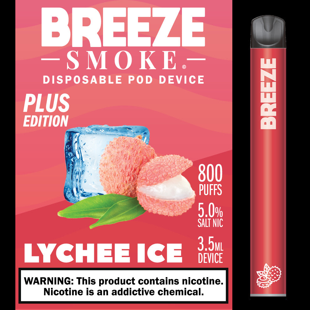 BREEZE PLUS DISPOSABLE 5% 800 PUFFS