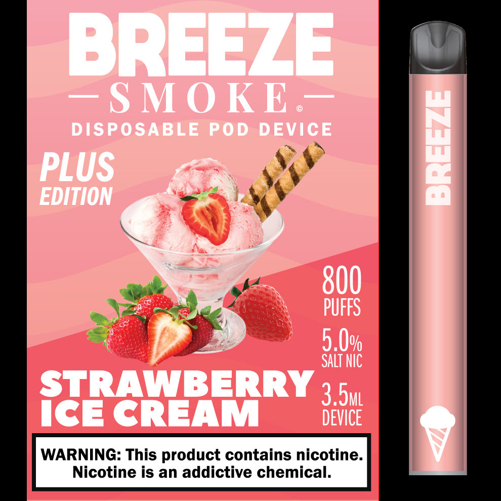 BREEZE PLUS DISPOSABLE 5% 800 PUFFS