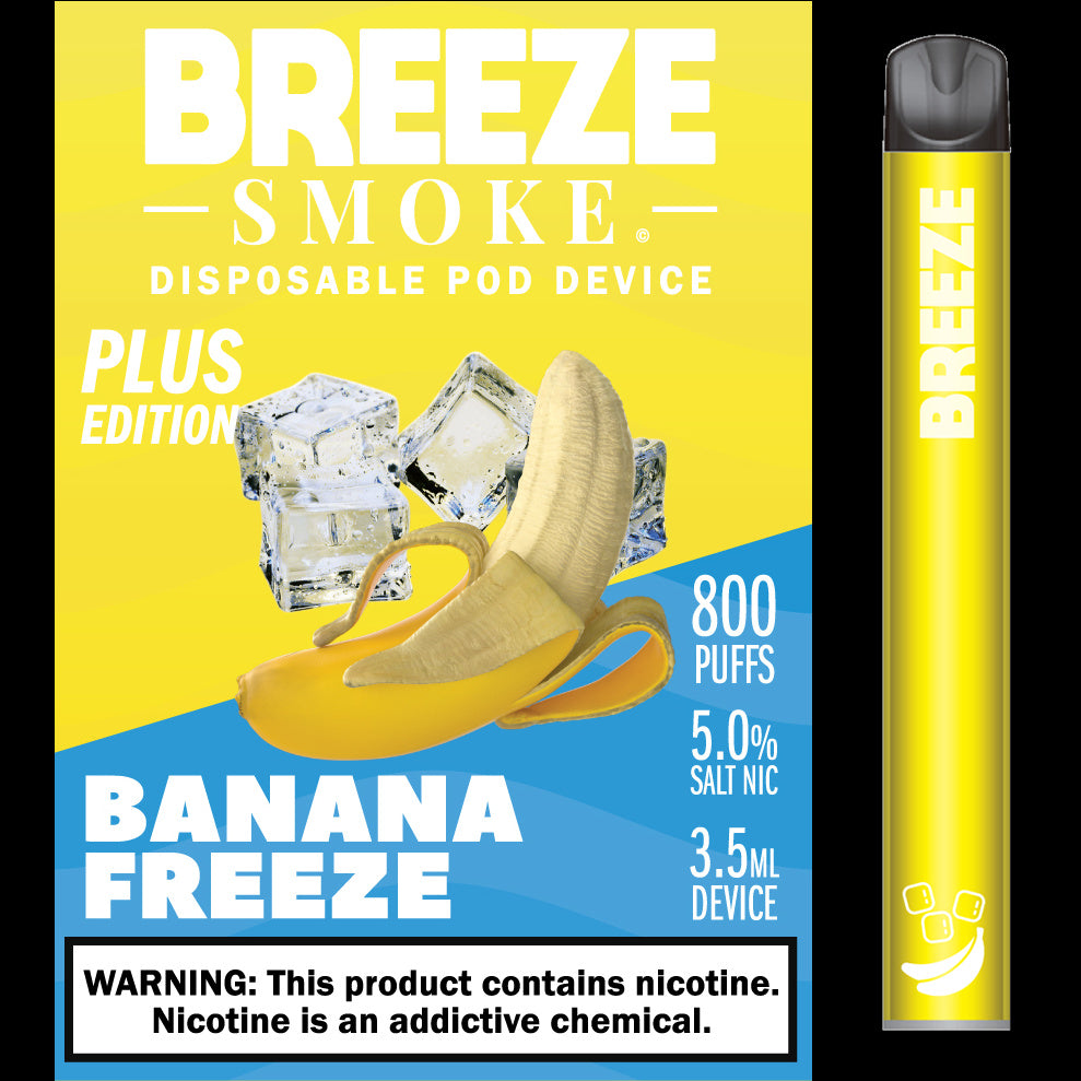 BREEZE PLUS DISPOSABLE 5% 800 PUFFS