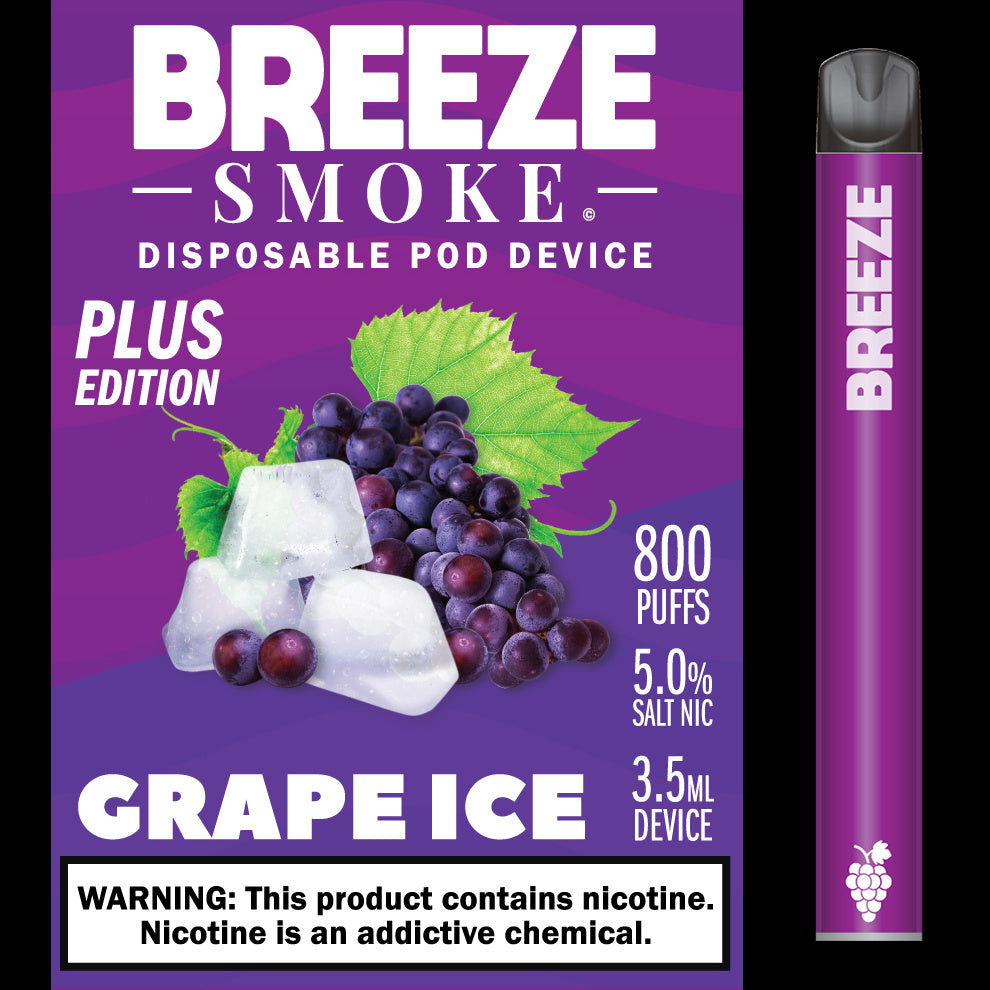 BREEZE PLUS DISPOSABLE 5% 800 PUFFS