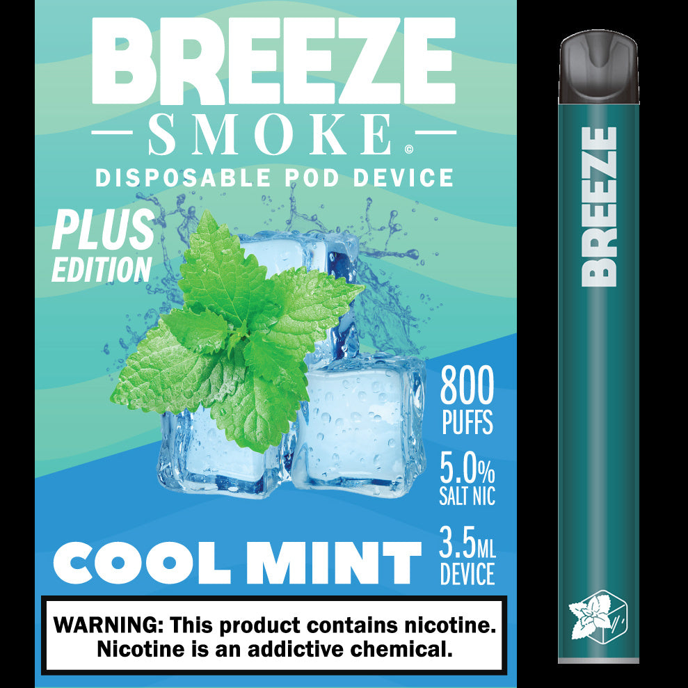 BREEZE PLUS DISPOSABLE 5% 800 PUFFS