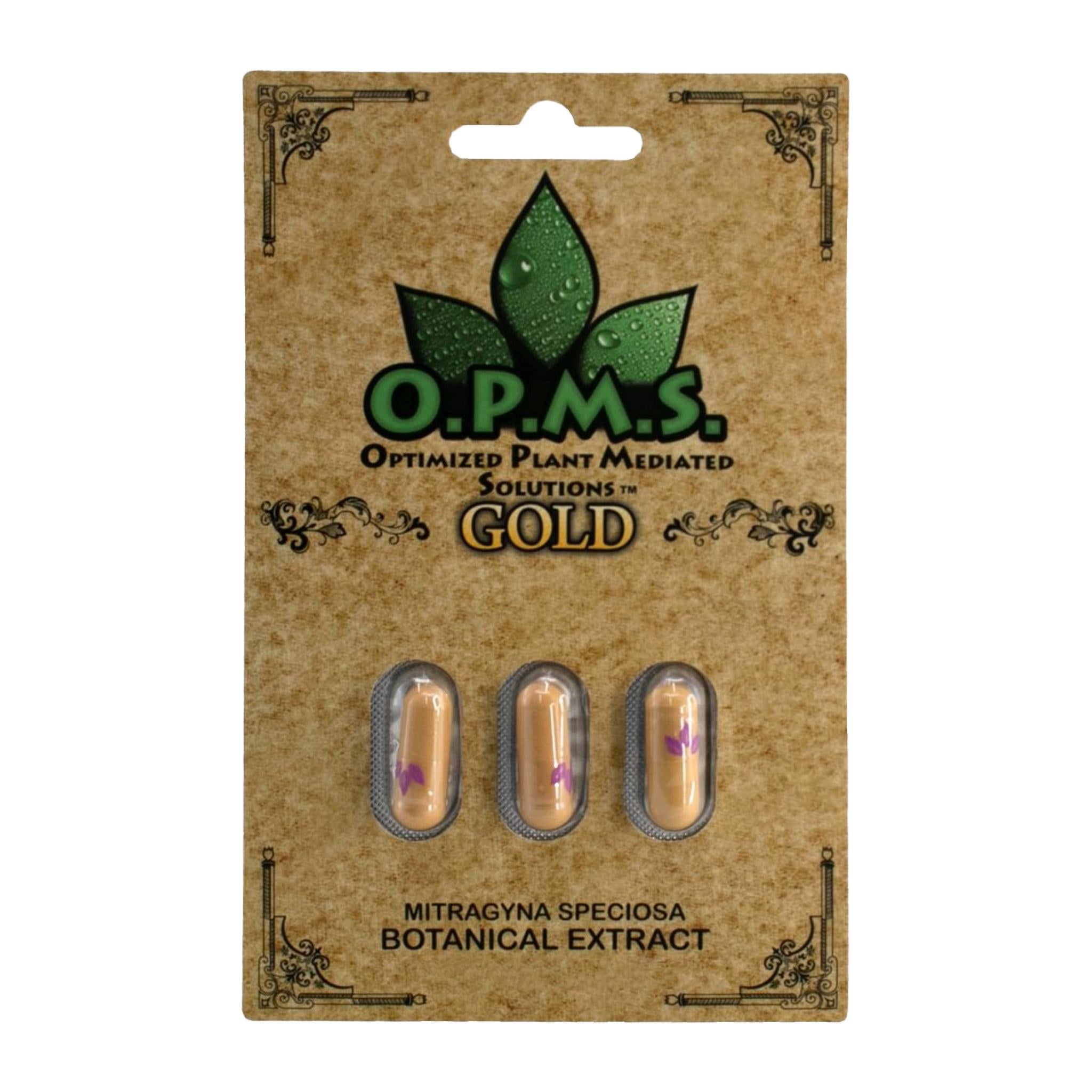 O.P.M.S. Gold Kratom Capsules