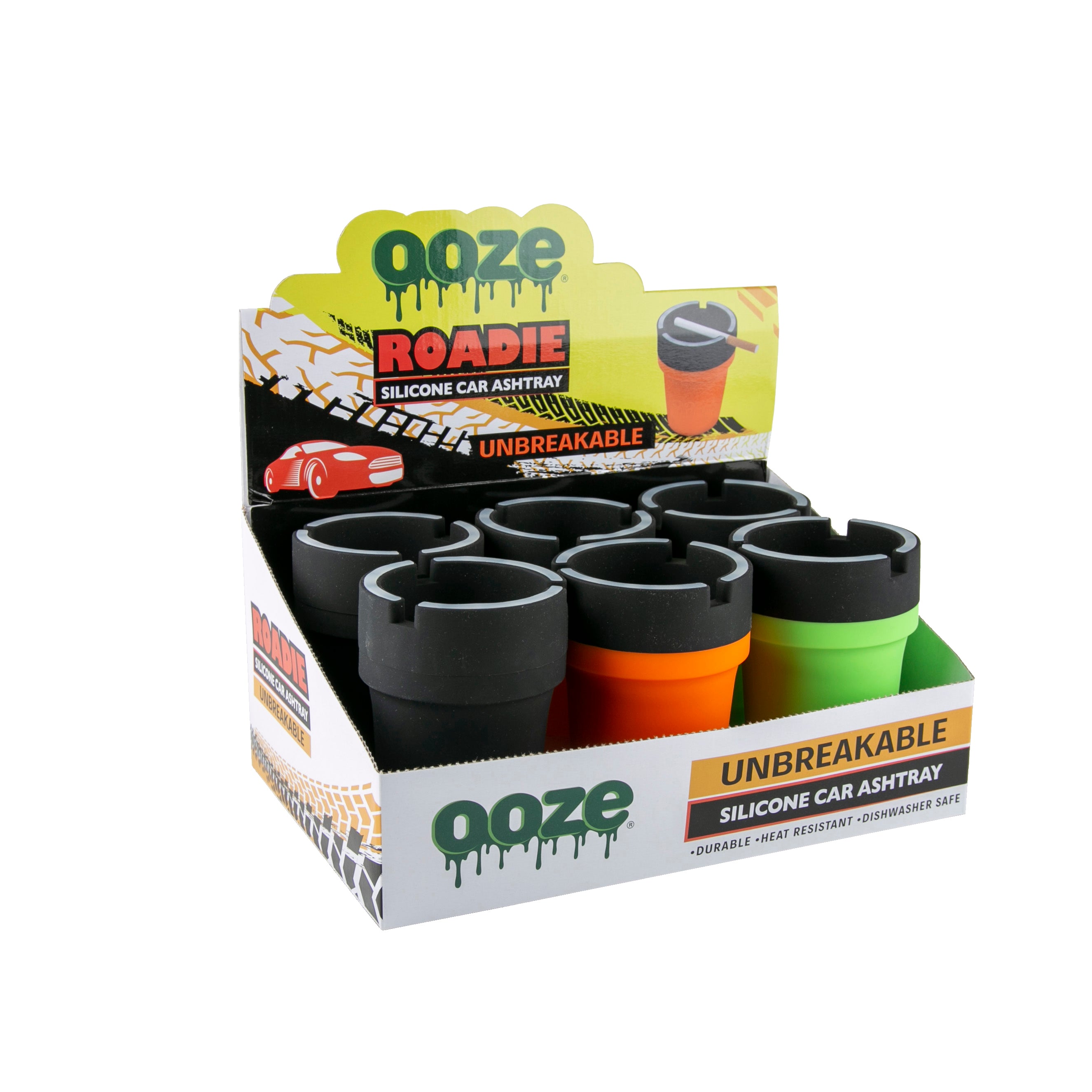 OOZE ROADIE SILICONE CAR ASHTRAY