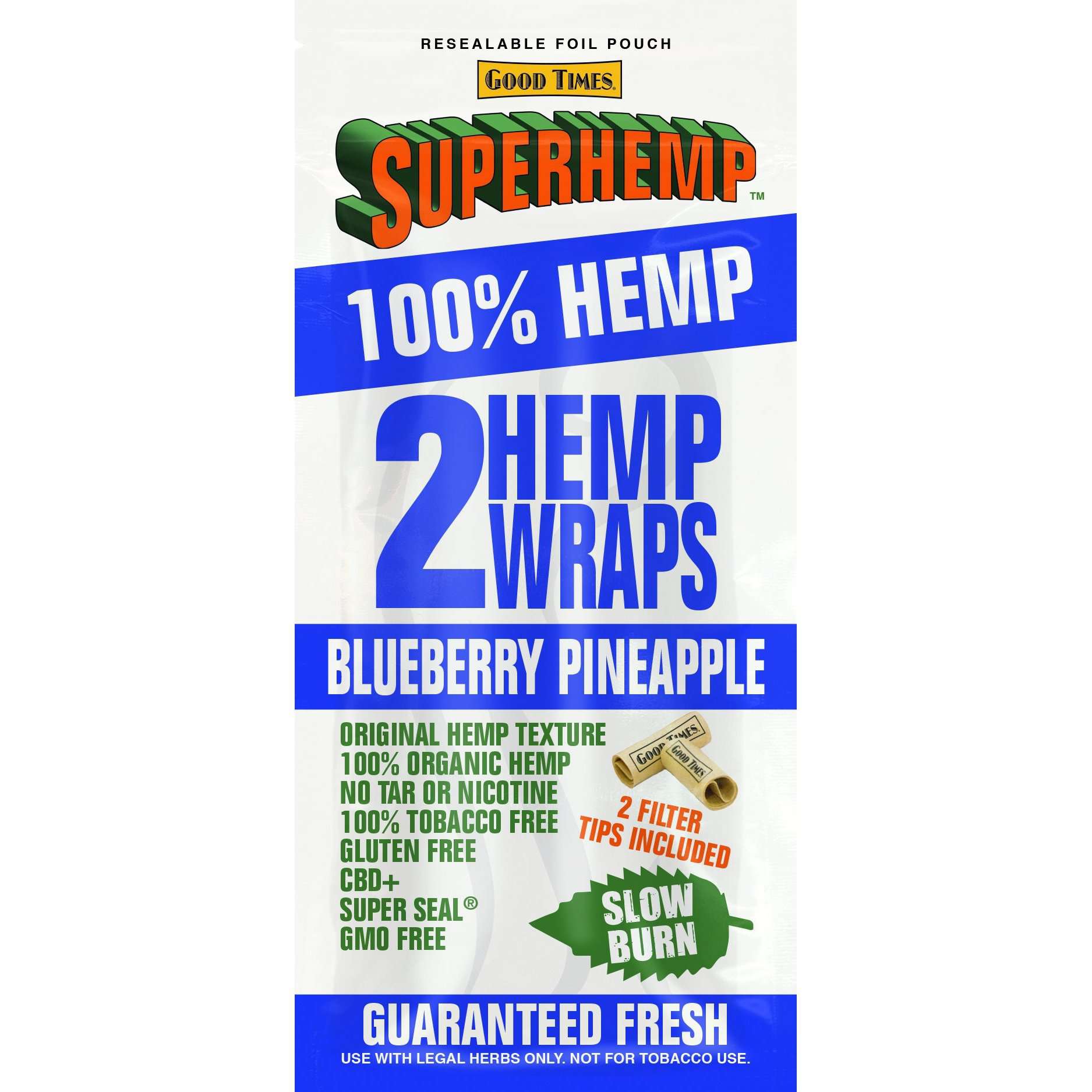 SUPERHEMP WRAP 2CT 25-BOX