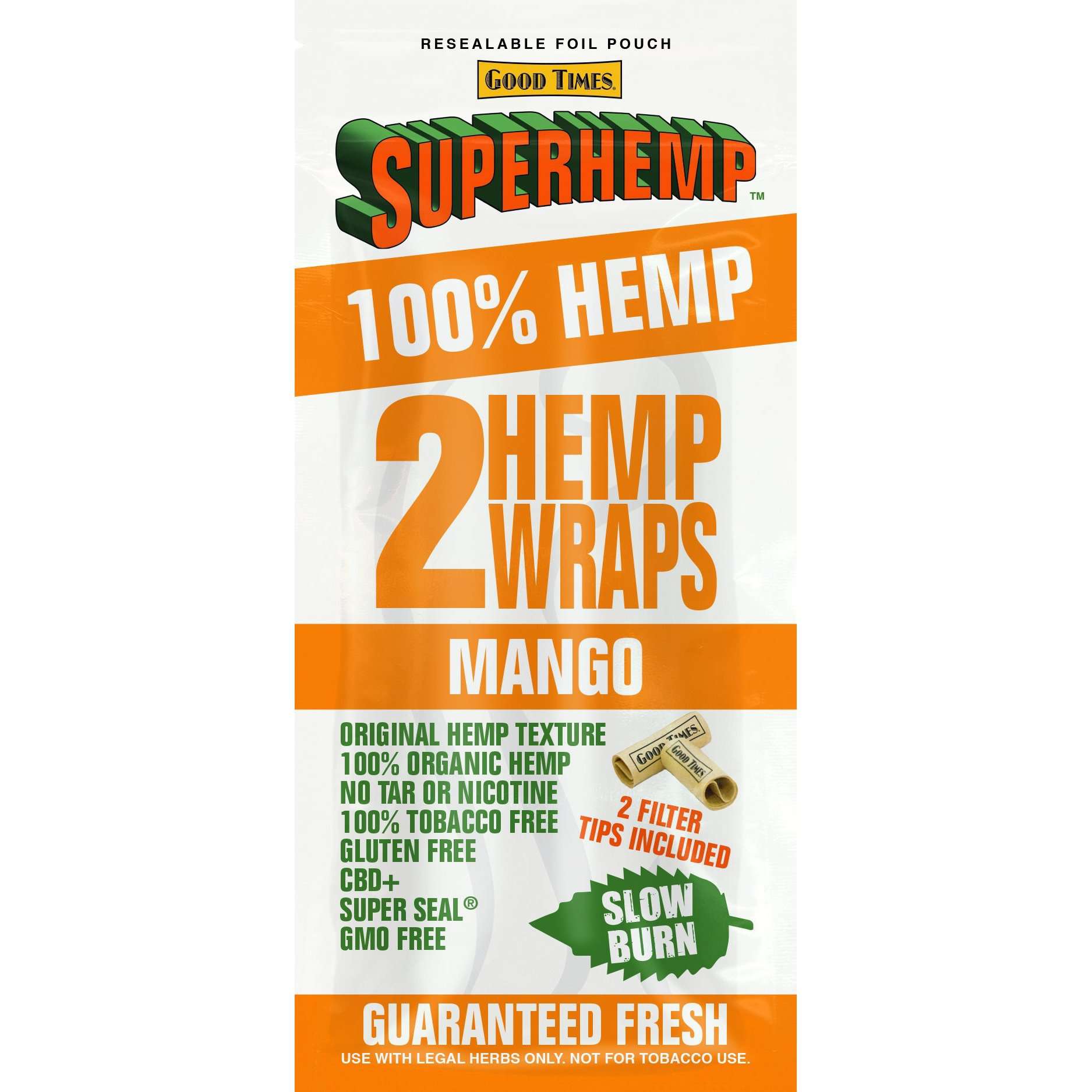 SUPERHEMP WRAP 2CT 25-BOX