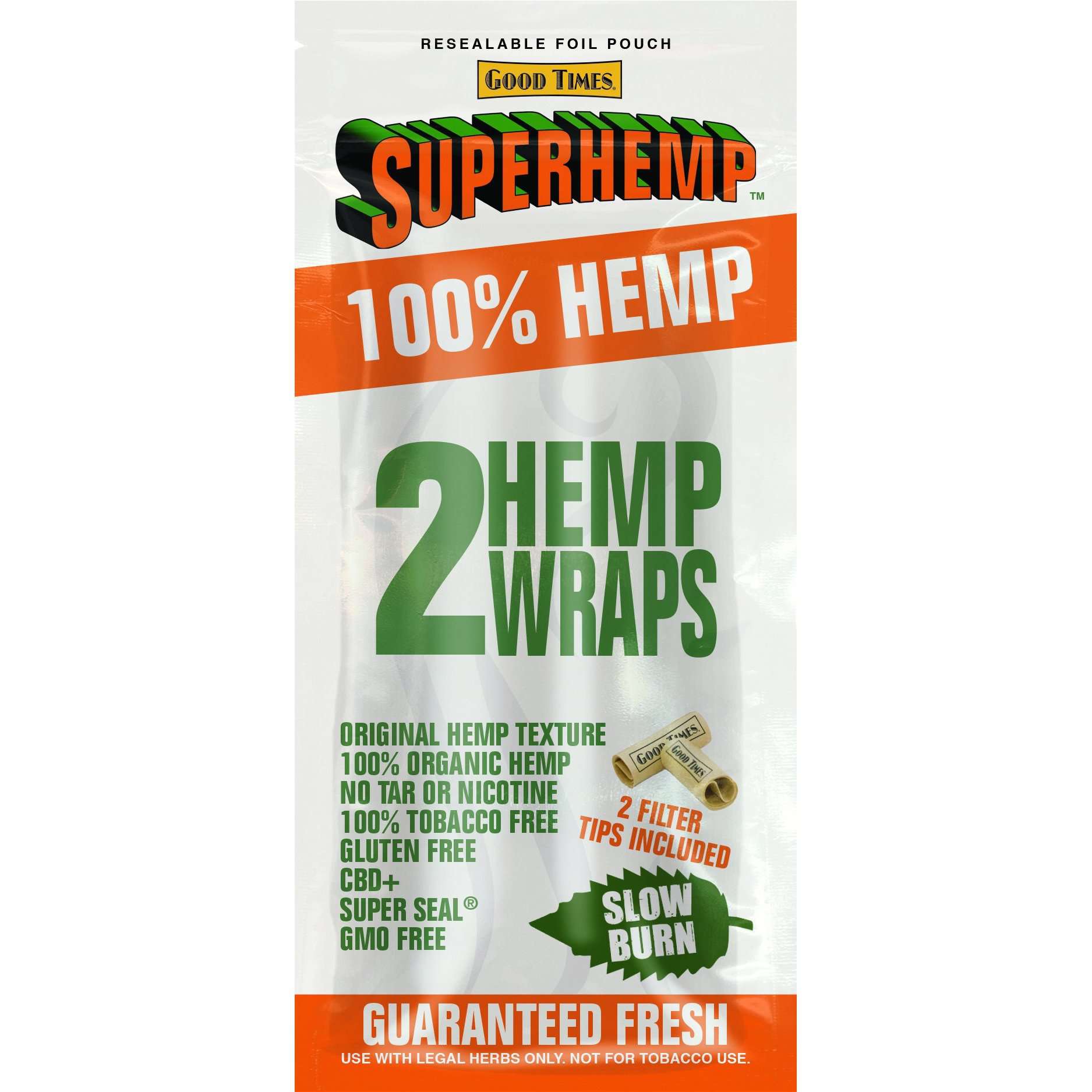 SUPERHEMP WRAP 2CT 25-BOX