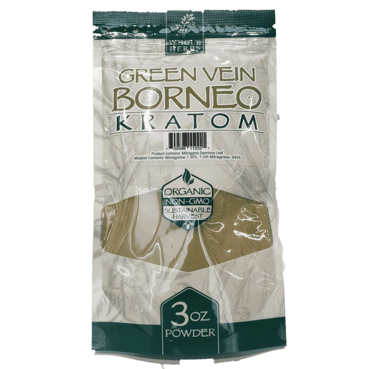 Whole Herbs 3oz Kratom Powder