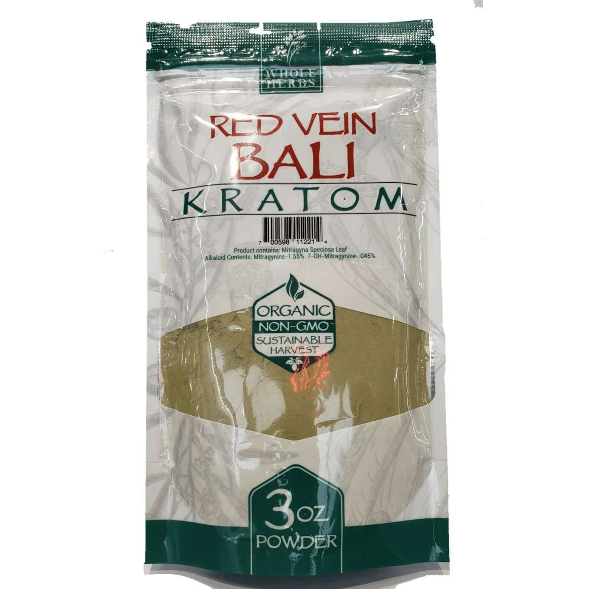 Whole Herbs 3oz Kratom Powder