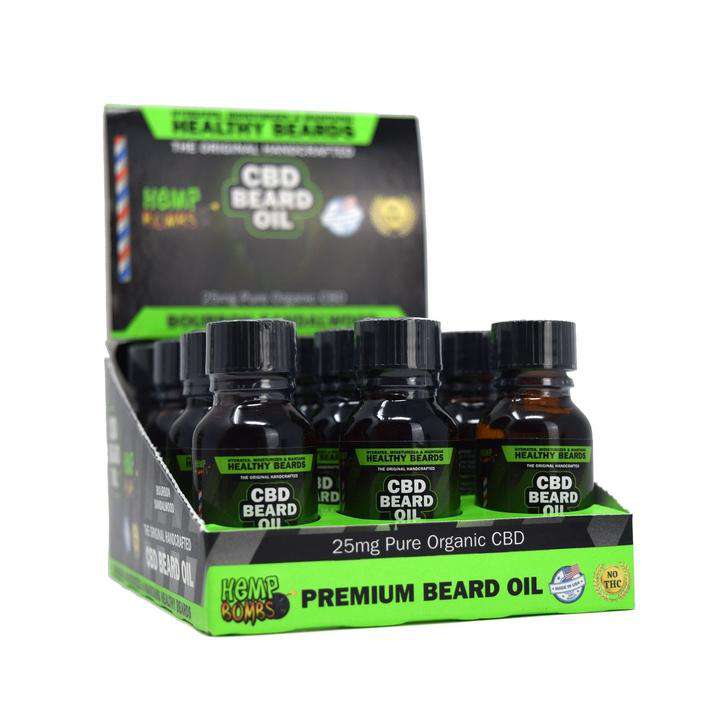 Hemp Bombs CBD Beard Oil 15ml 25mg 12/Box