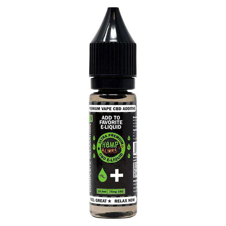 Hemp Bombs CBD E-Liquid Unflavored 16.5ml 75mg 12/Box