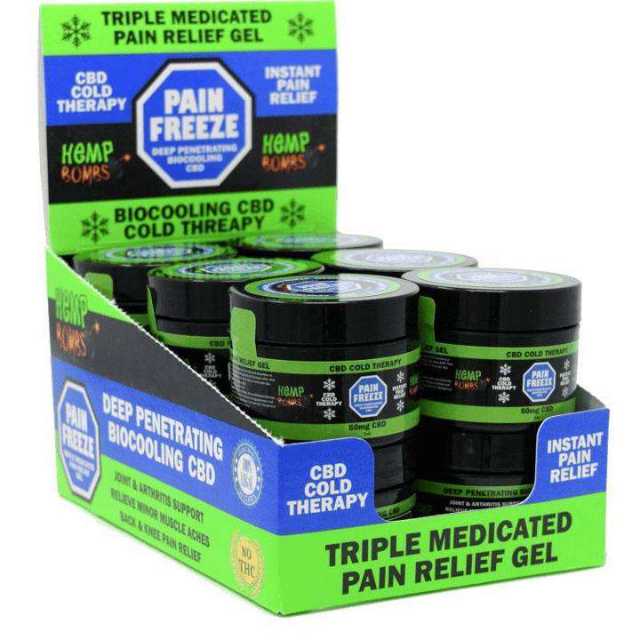 Hemp Bombs CBD Pain Rub 4oz 200mg 6/Box