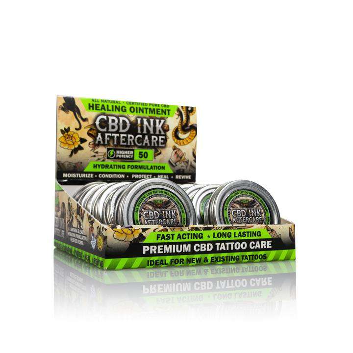 CBD Tattoo Ointment 1oz 50mg 12/Box