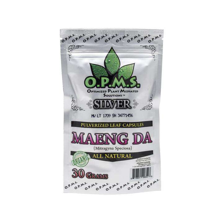 O.P.M.S Silver Maeng Da Kratom Capsules